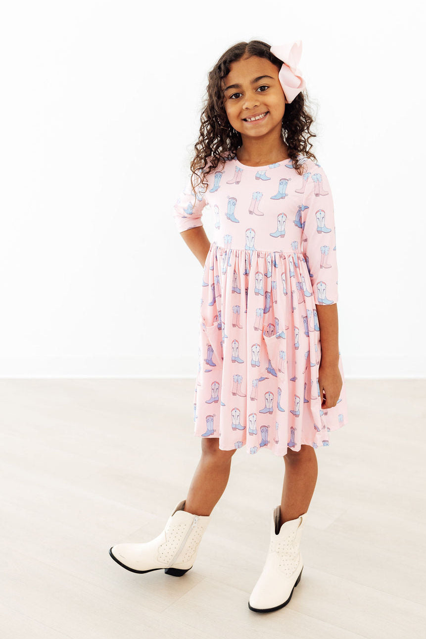 Ribbons & Rodeos Pocket Twirl Dress
