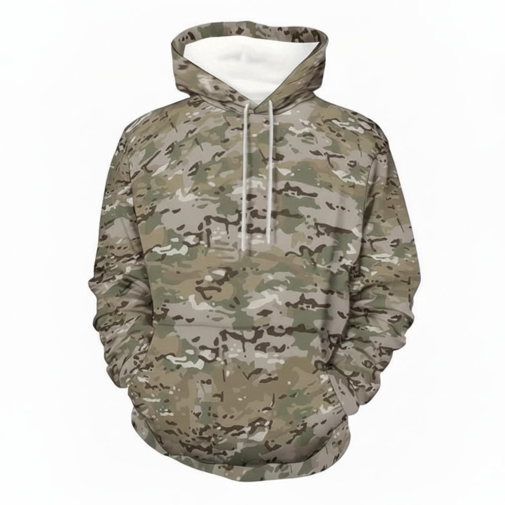 Multicam Hoodie Matched to Master