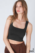 Women's Clean Line Square Neck Top
