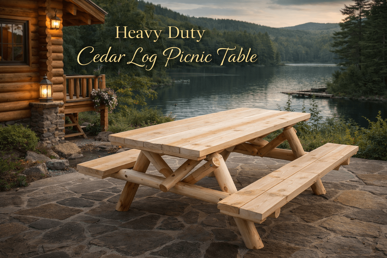 Farmhouse Cedar Dining Table
