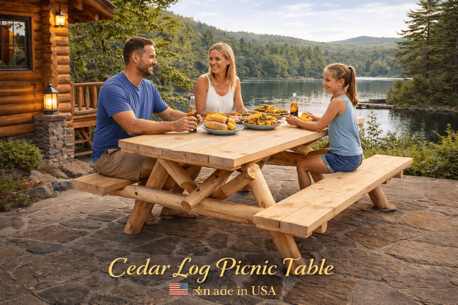 Farmhouse Cedar Dining Table