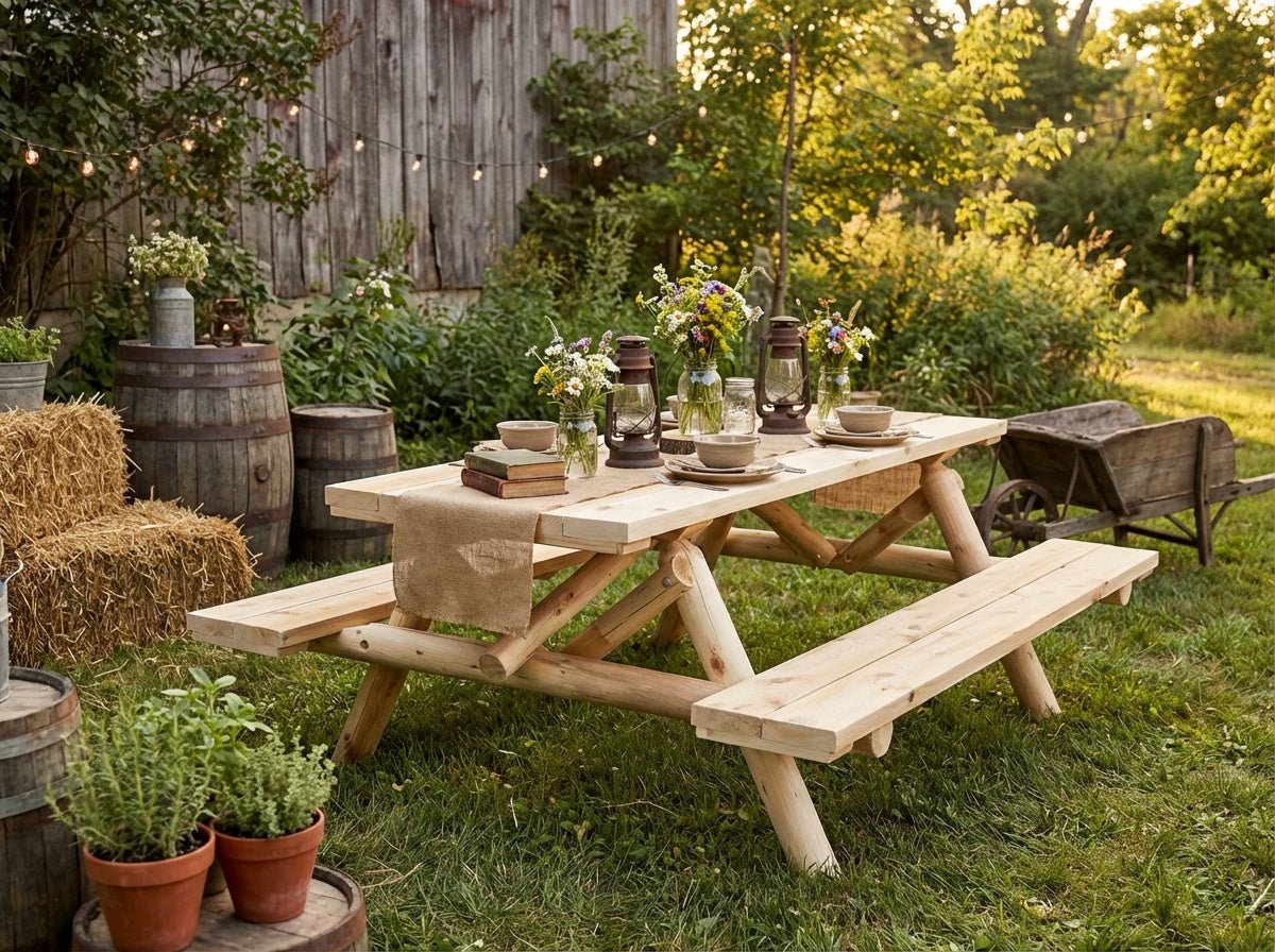 Farmhouse Cedar Dining Table