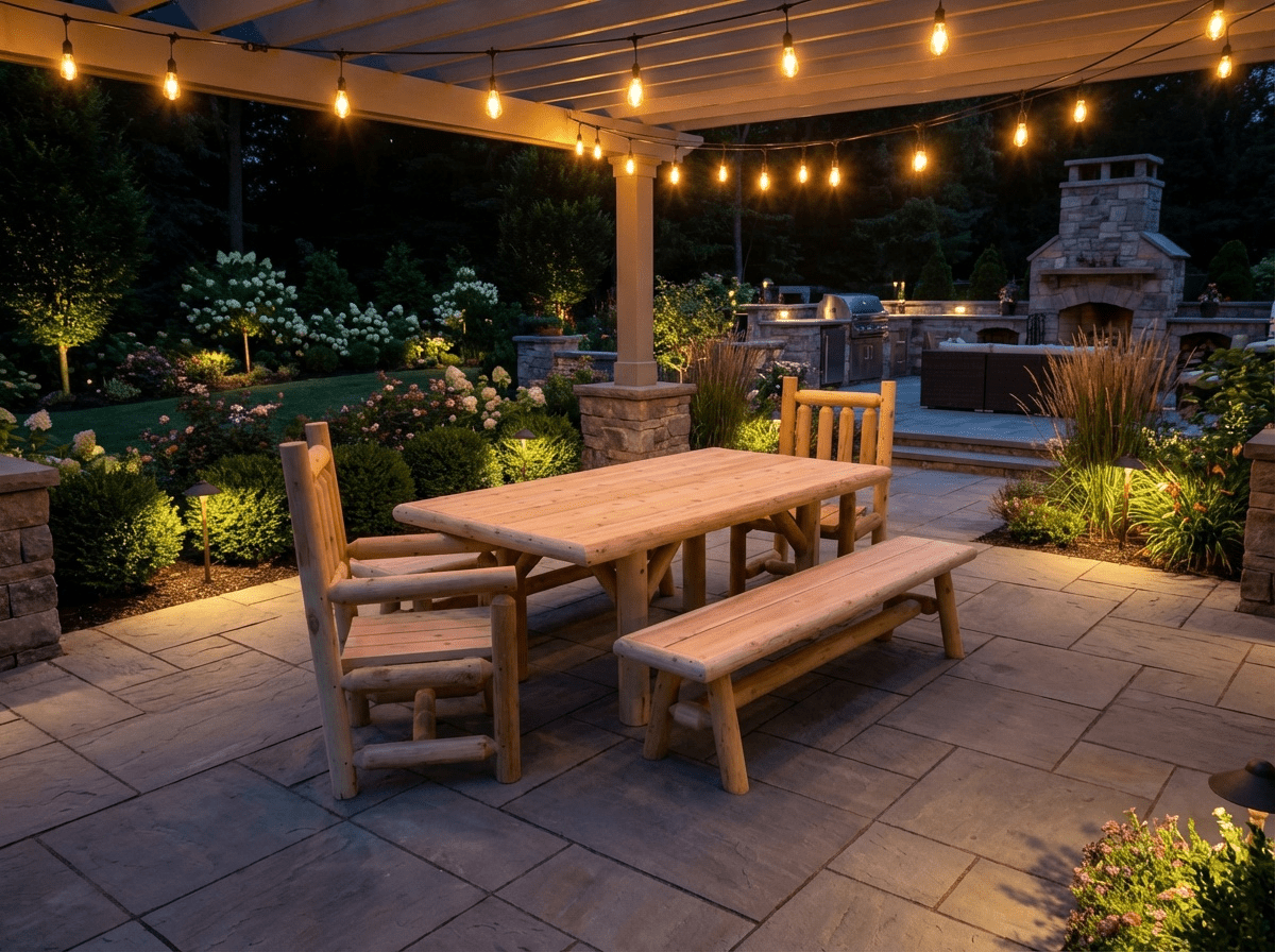 Outdoor Farmhouse Dining Set