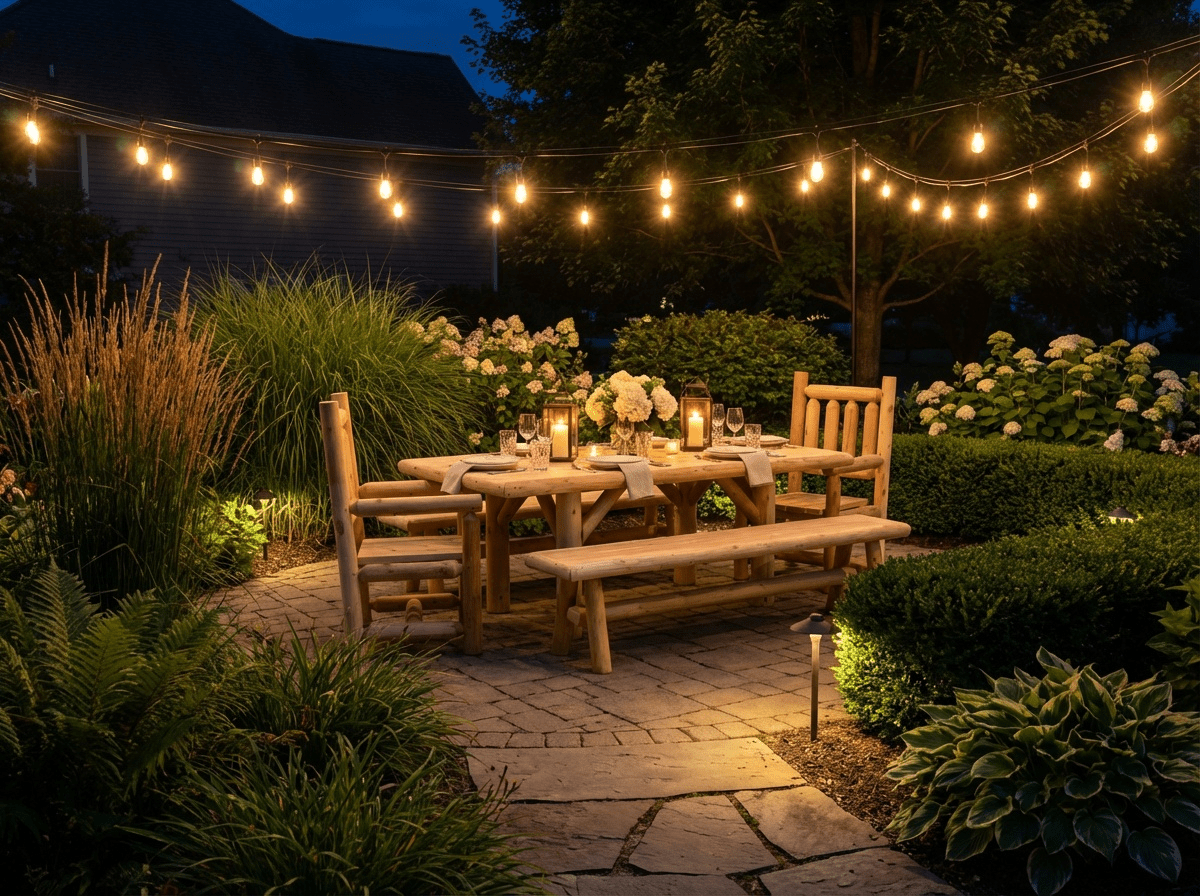 Outdoor Farmhouse Dining Set