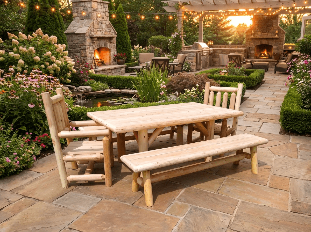 Outdoor Farmhouse Dining Set