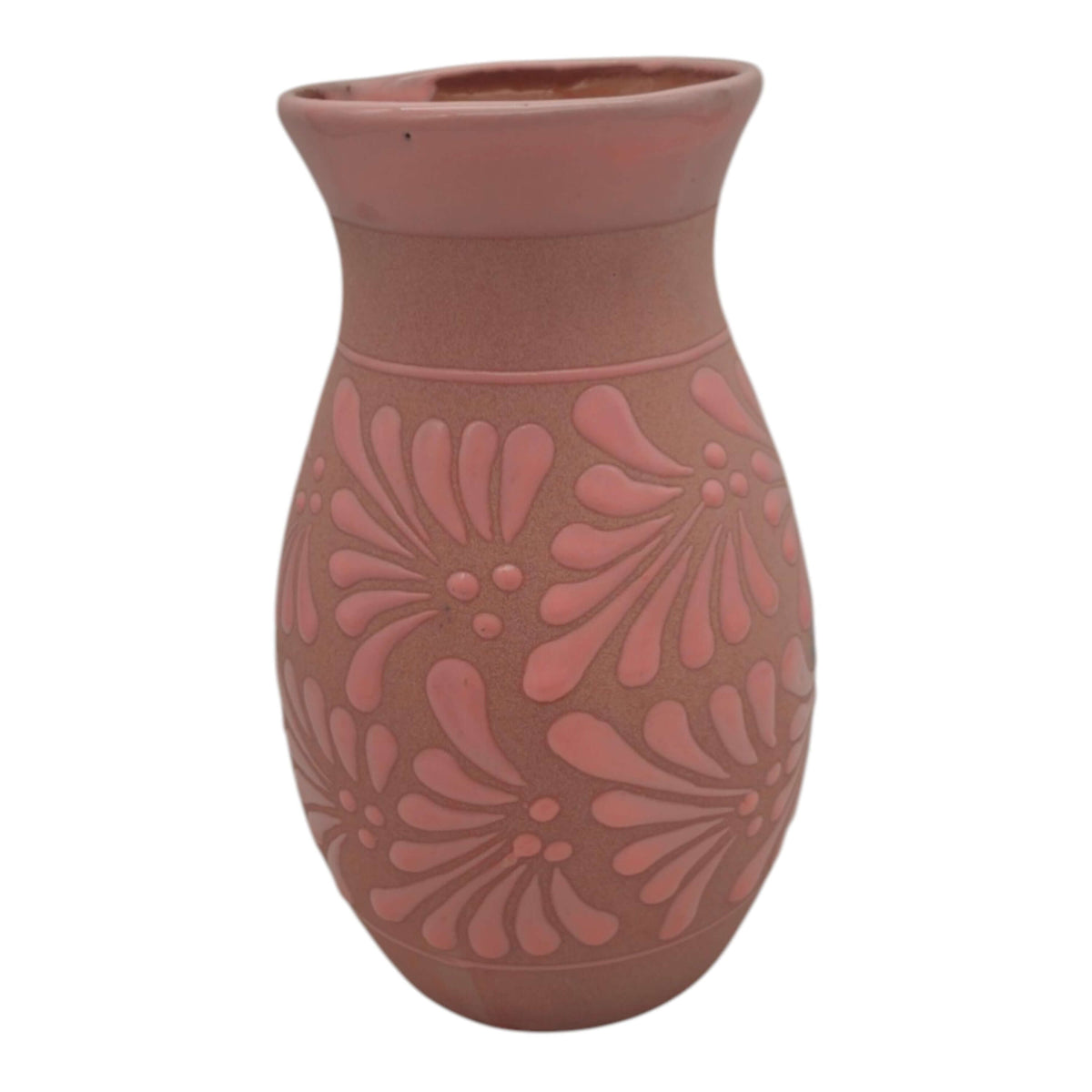Alpine Rose Talavera Vase