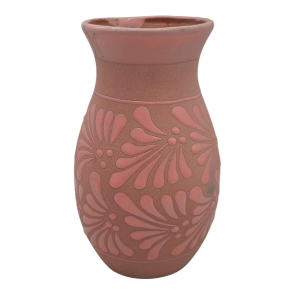 Alpine Rose Talavera Vase