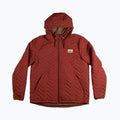 Ridgeline Quilted Hooded Jacket – Vermilion Red