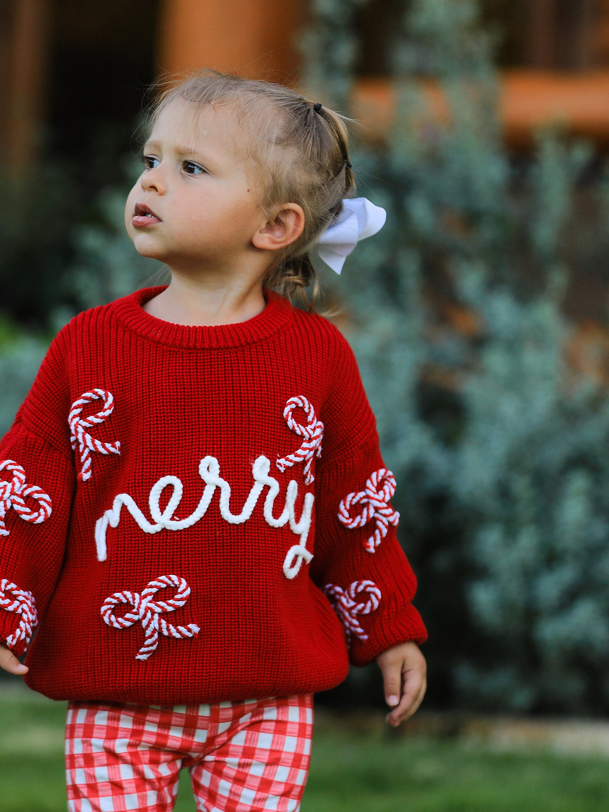 Mom & Me Red Merry Christmas Pullover Sweaters | Kids & Adults