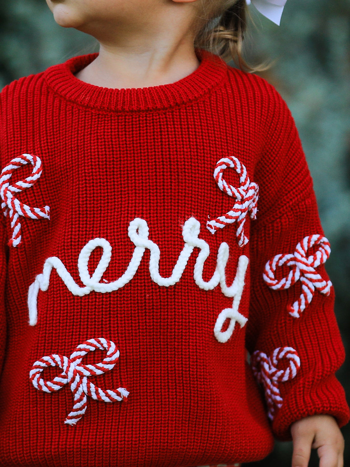 Mom & Me Red Merry Christmas Pullover Sweaters | Kids & Adults