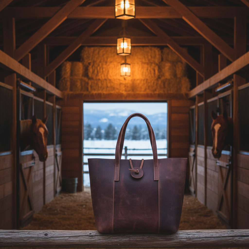 Rocky Mountain Leather Tote - Colorado Stable