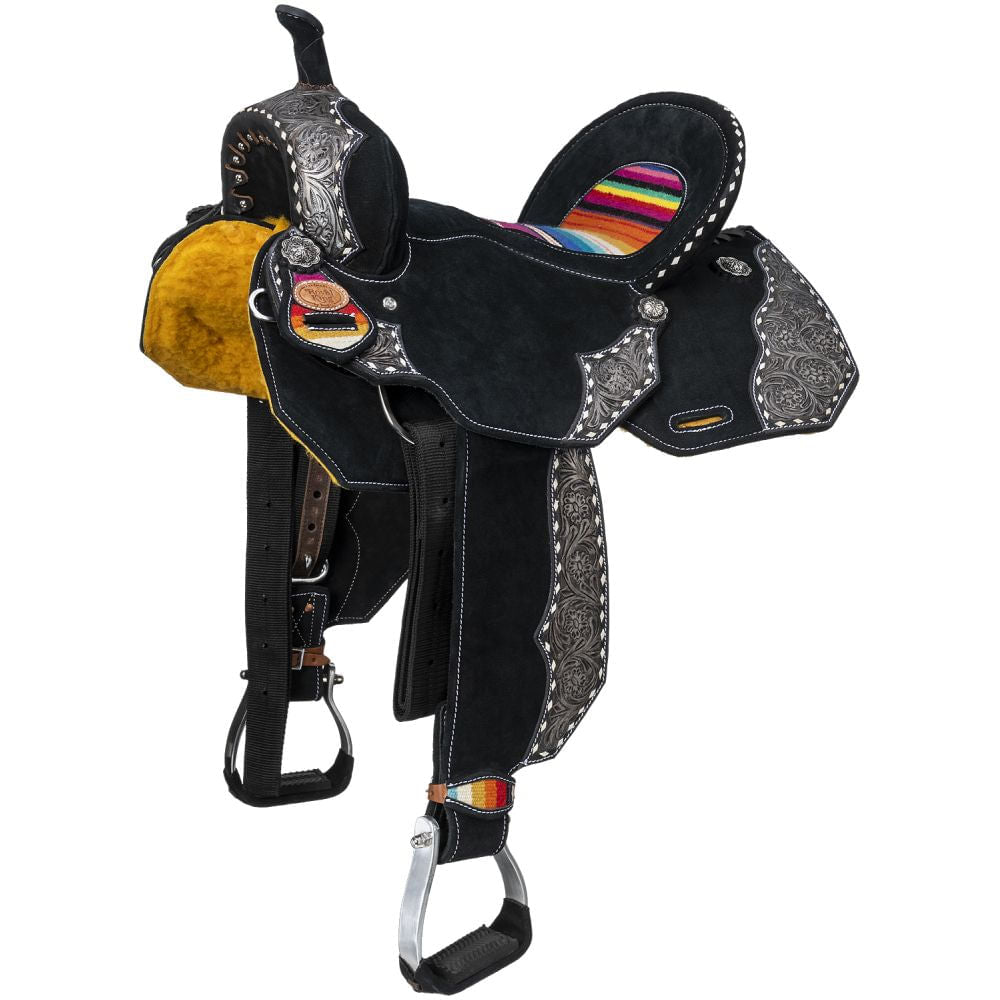 Royal King Pecos Western Barrel Saddle | Full QH Bars