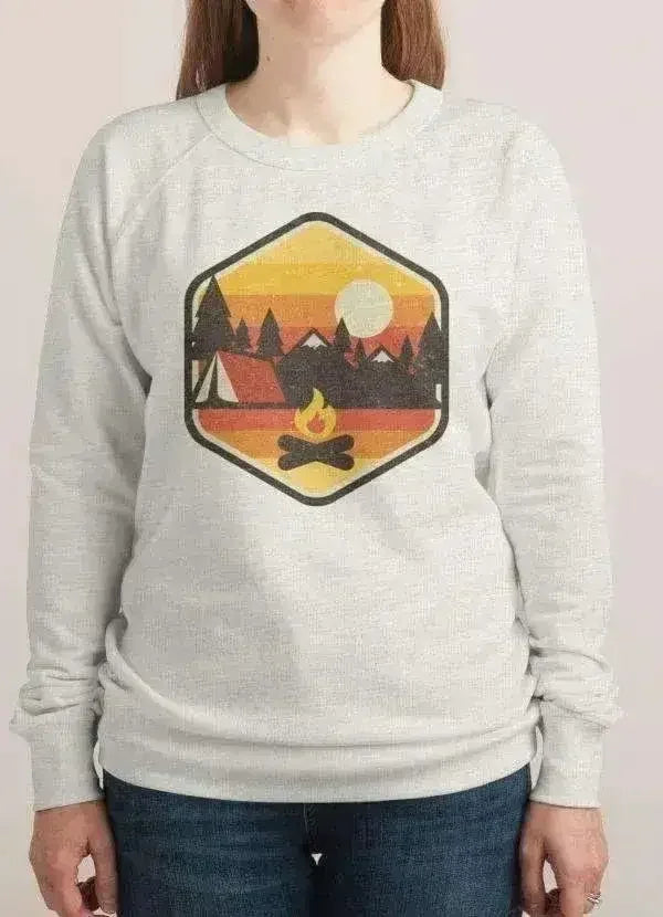 Women's Retro Camping Sweatshirt