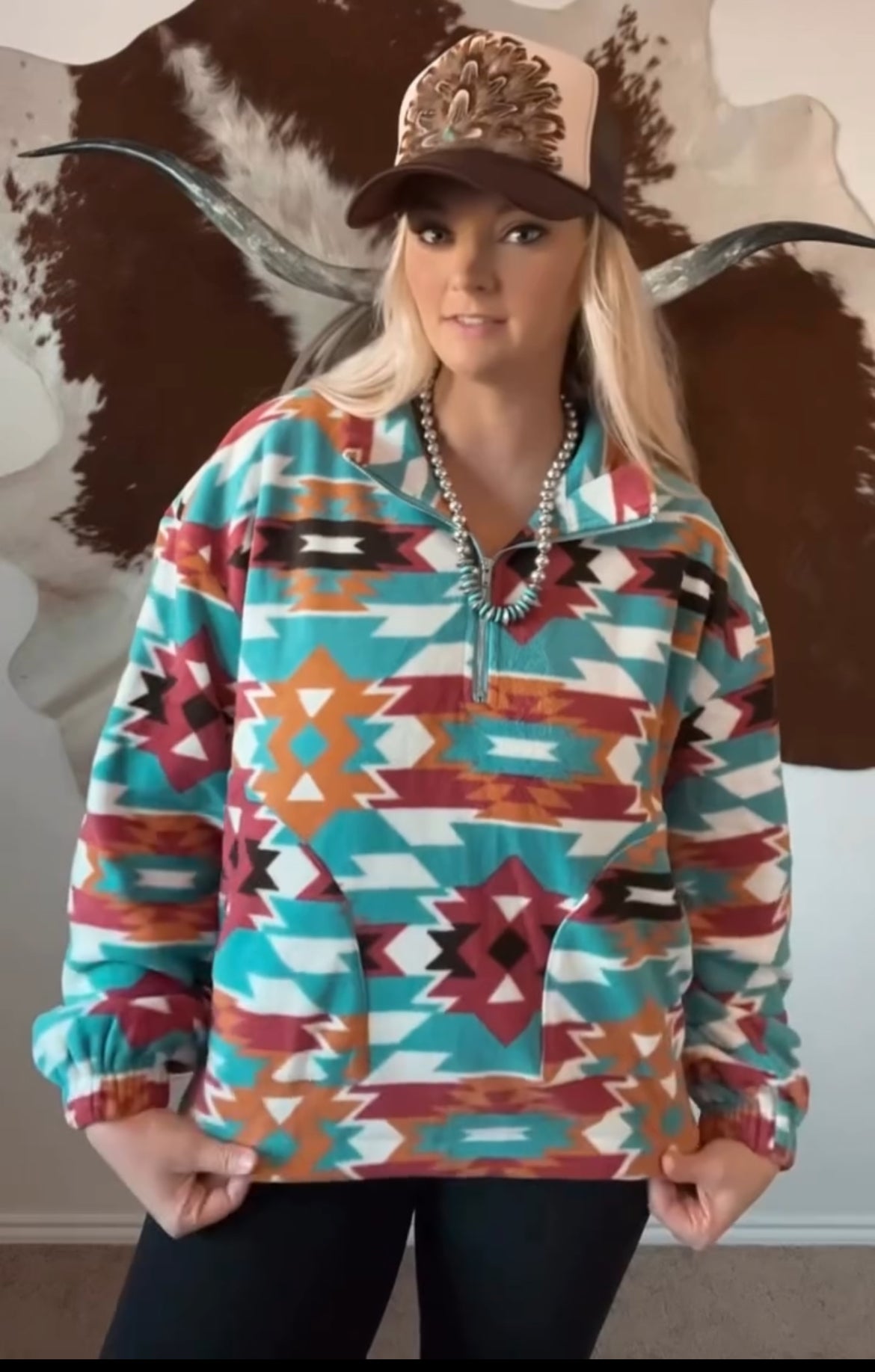 Women's Santa Fe Fleece Zip-Up Pullover