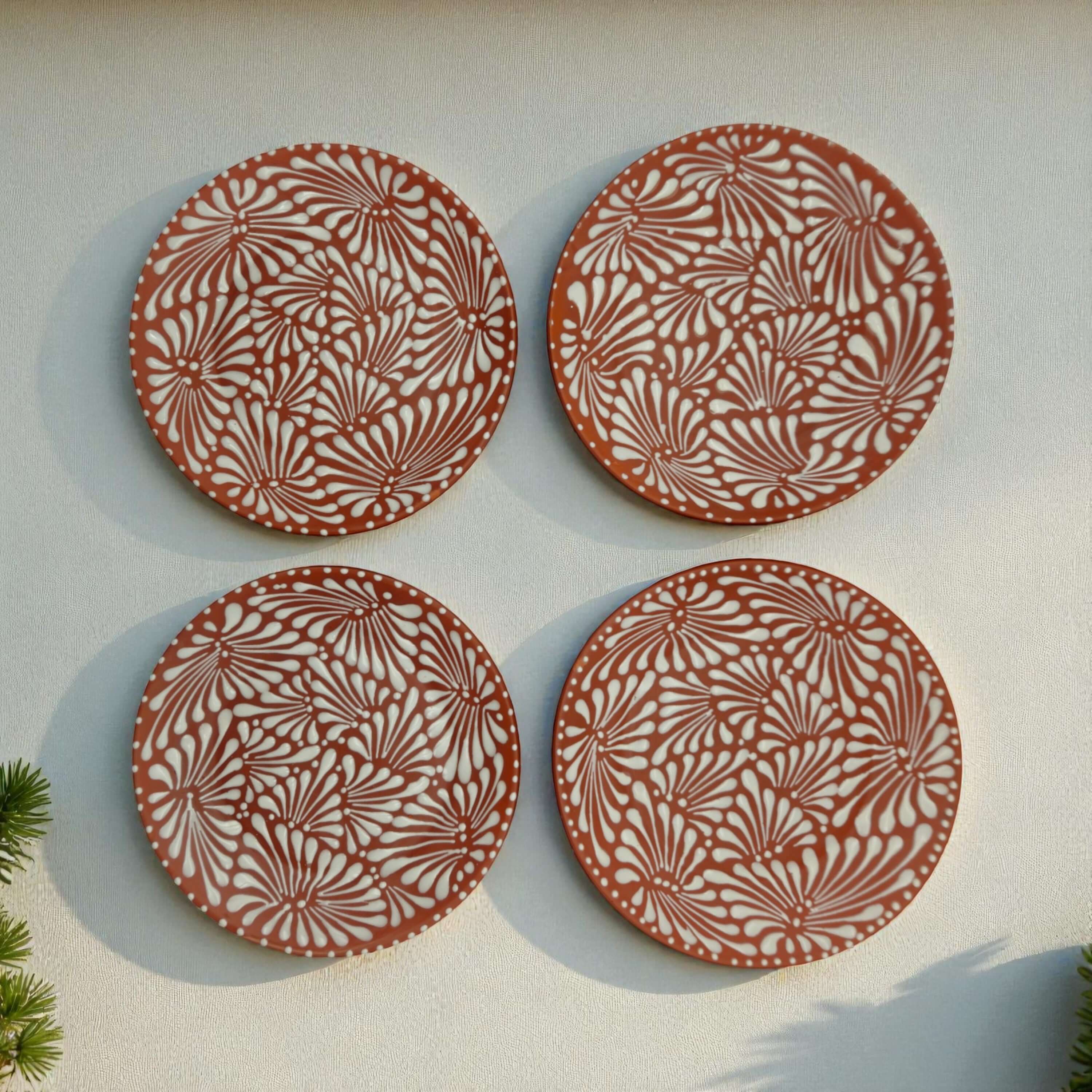 Talavera Wall Plates — Set of 4