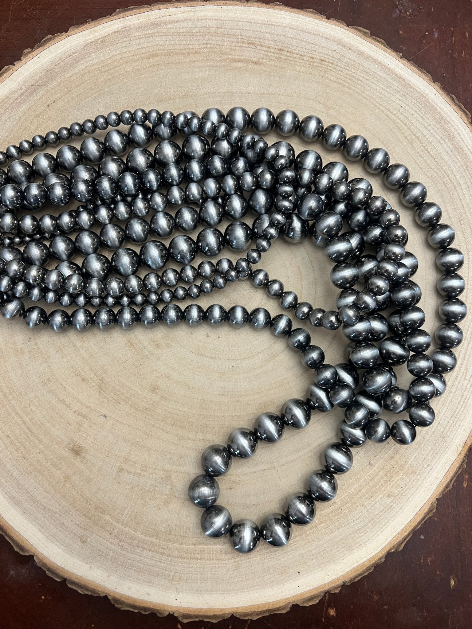 Six-Row Pearl Statement Necklace