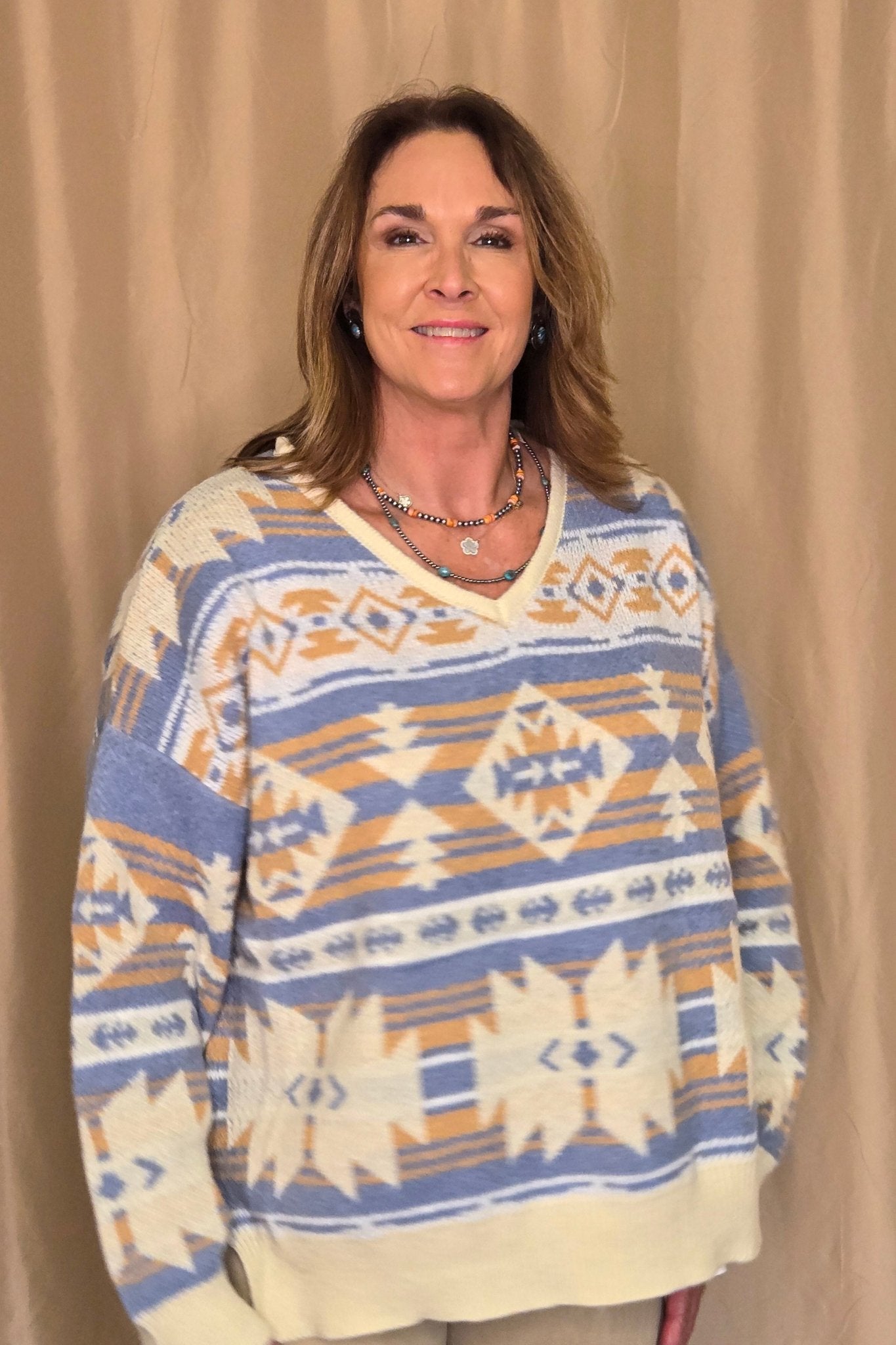 Women's Southwestern Knit Sweater