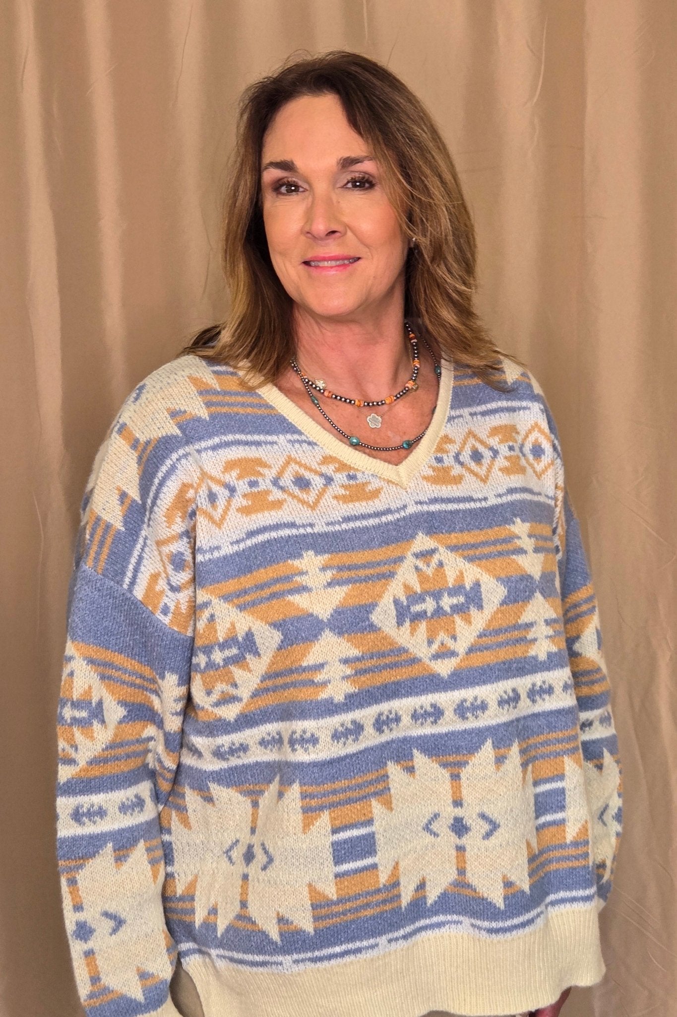 Women's Southwestern Knit Sweater