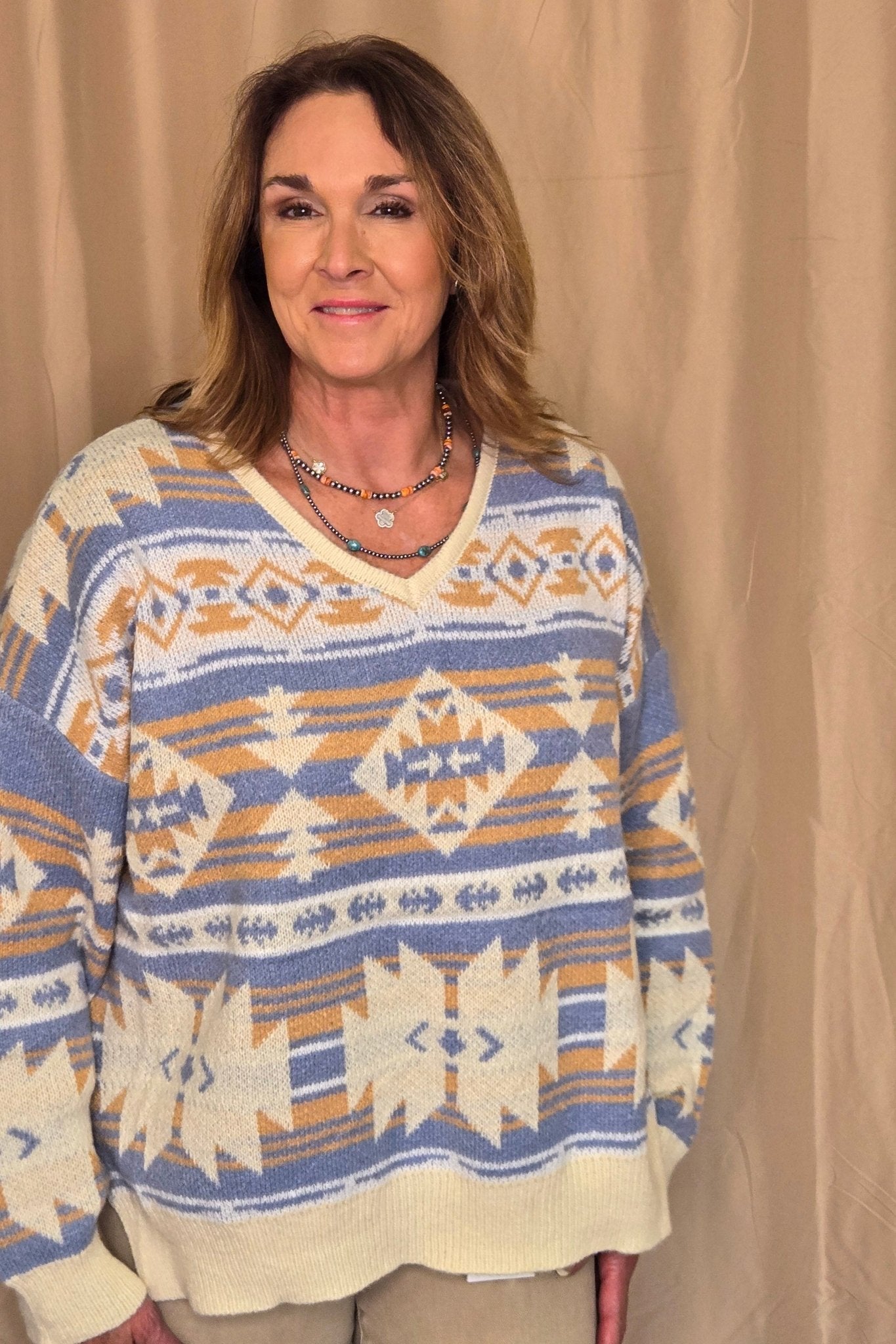 Women's Southwestern Knit Sweater