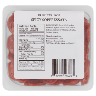 Spicy Soppressata Sliced Coin Pack