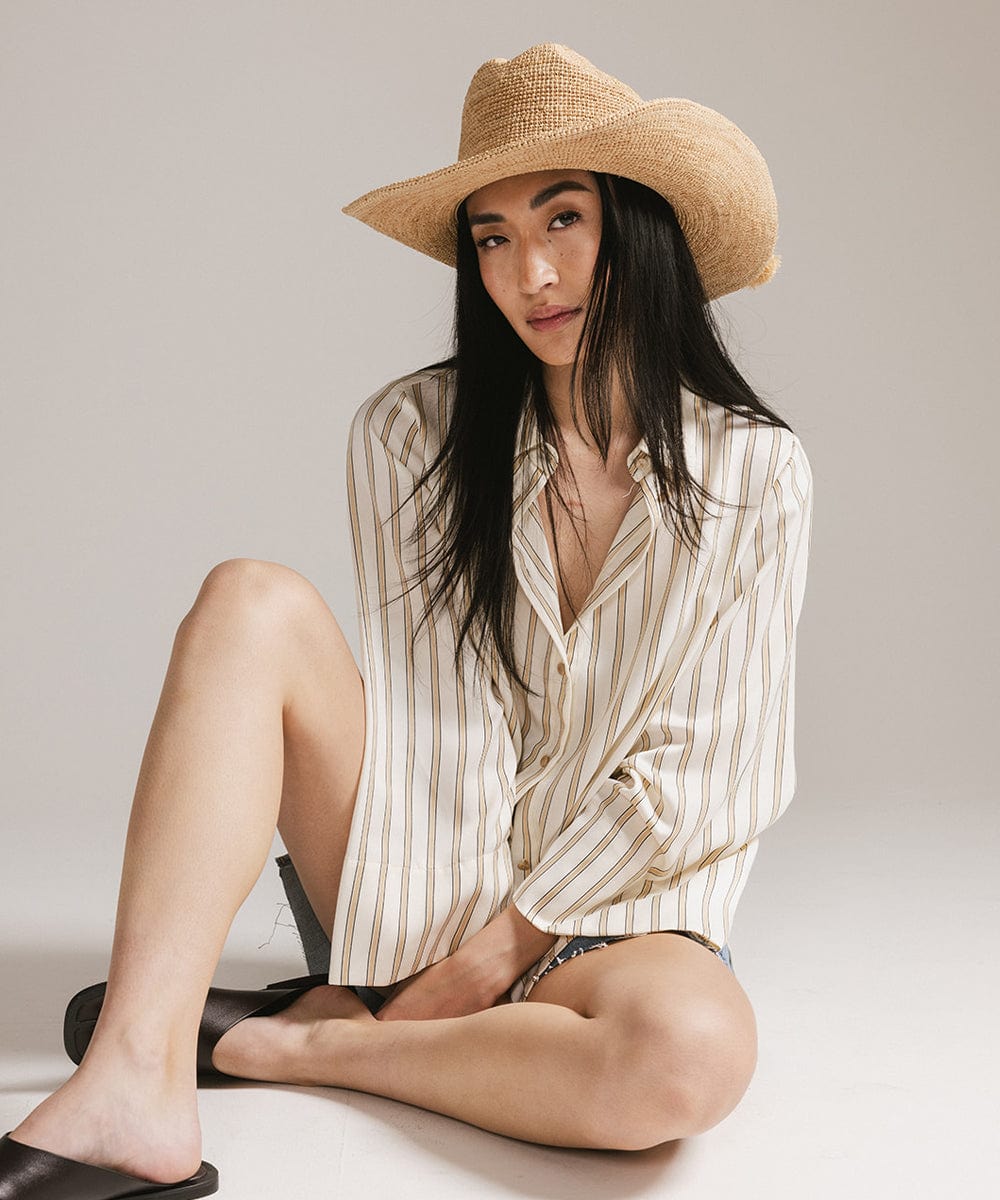 Women's Ames Packable Straw Cowboy Hat