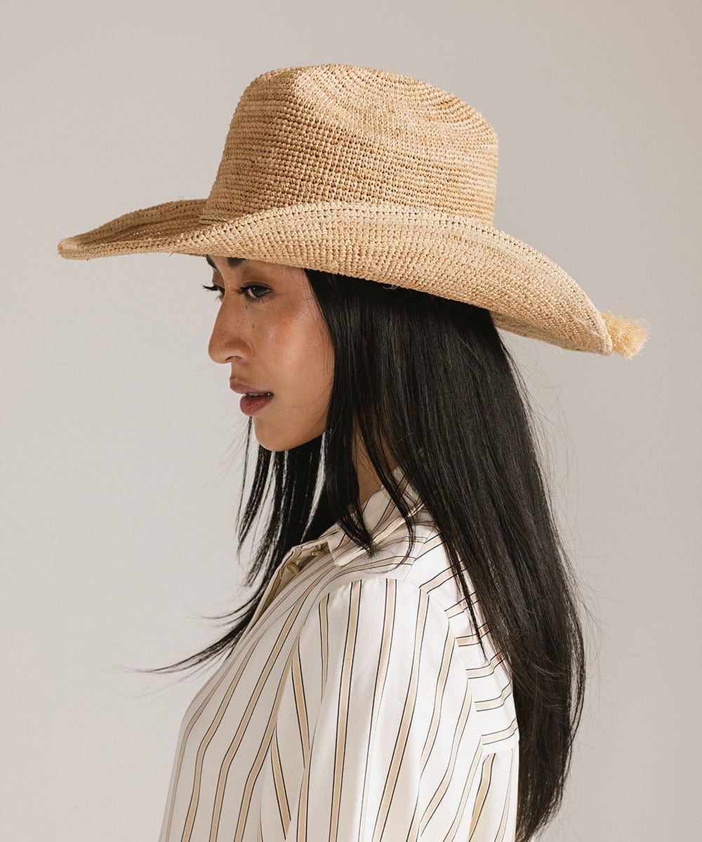 Women's Ames Packable Straw Cowboy Hat