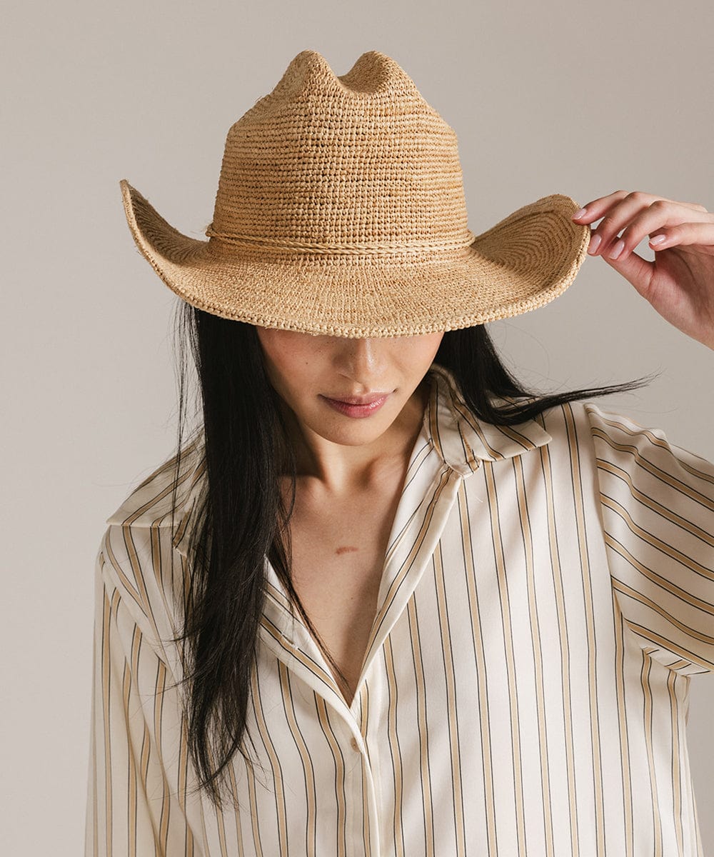 Women's Ames Packable Straw Cowboy Hat