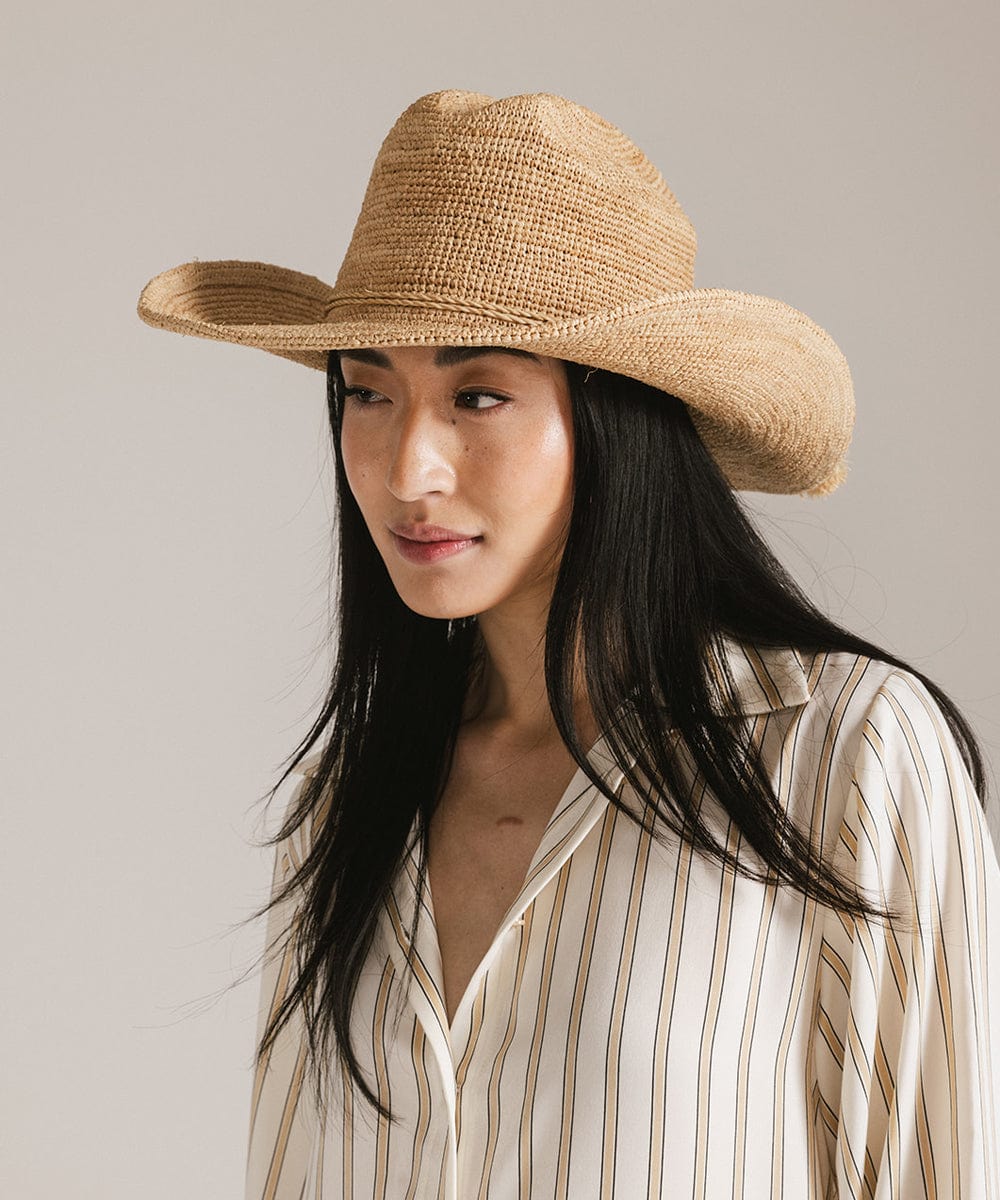 Women's Ames Packable Straw Cowboy Hat