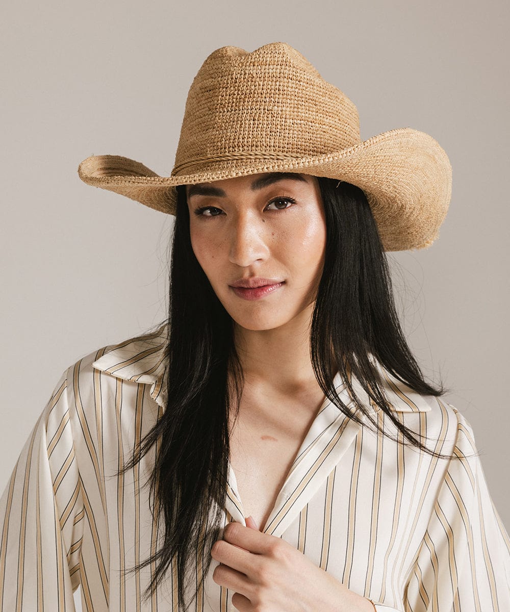 Women's Ames Packable Straw Cowboy Hat