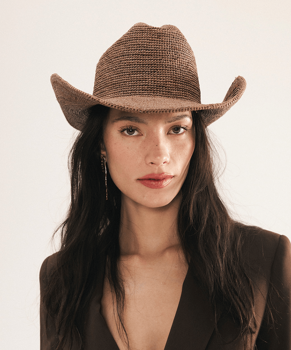 Women's Ames Packable Straw Cowboy Hat