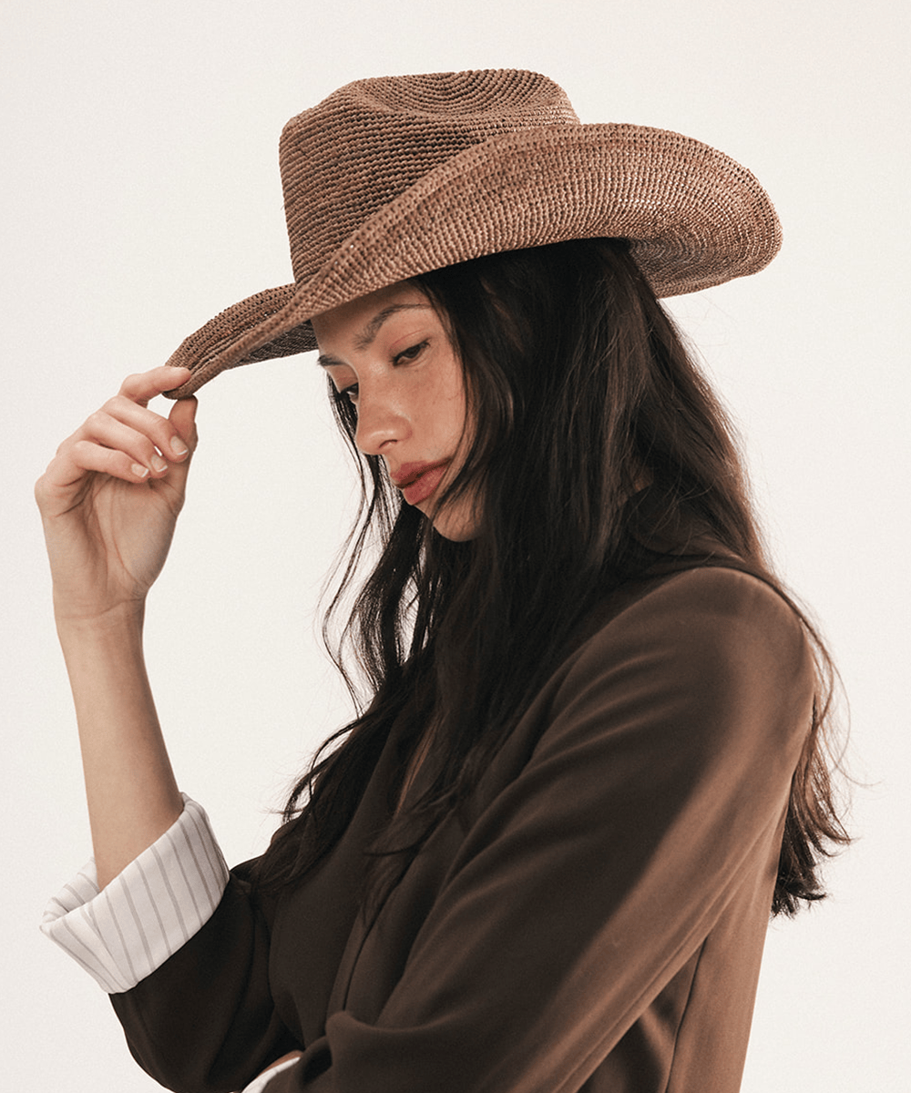 Women's Ames Packable Straw Cowboy Hat