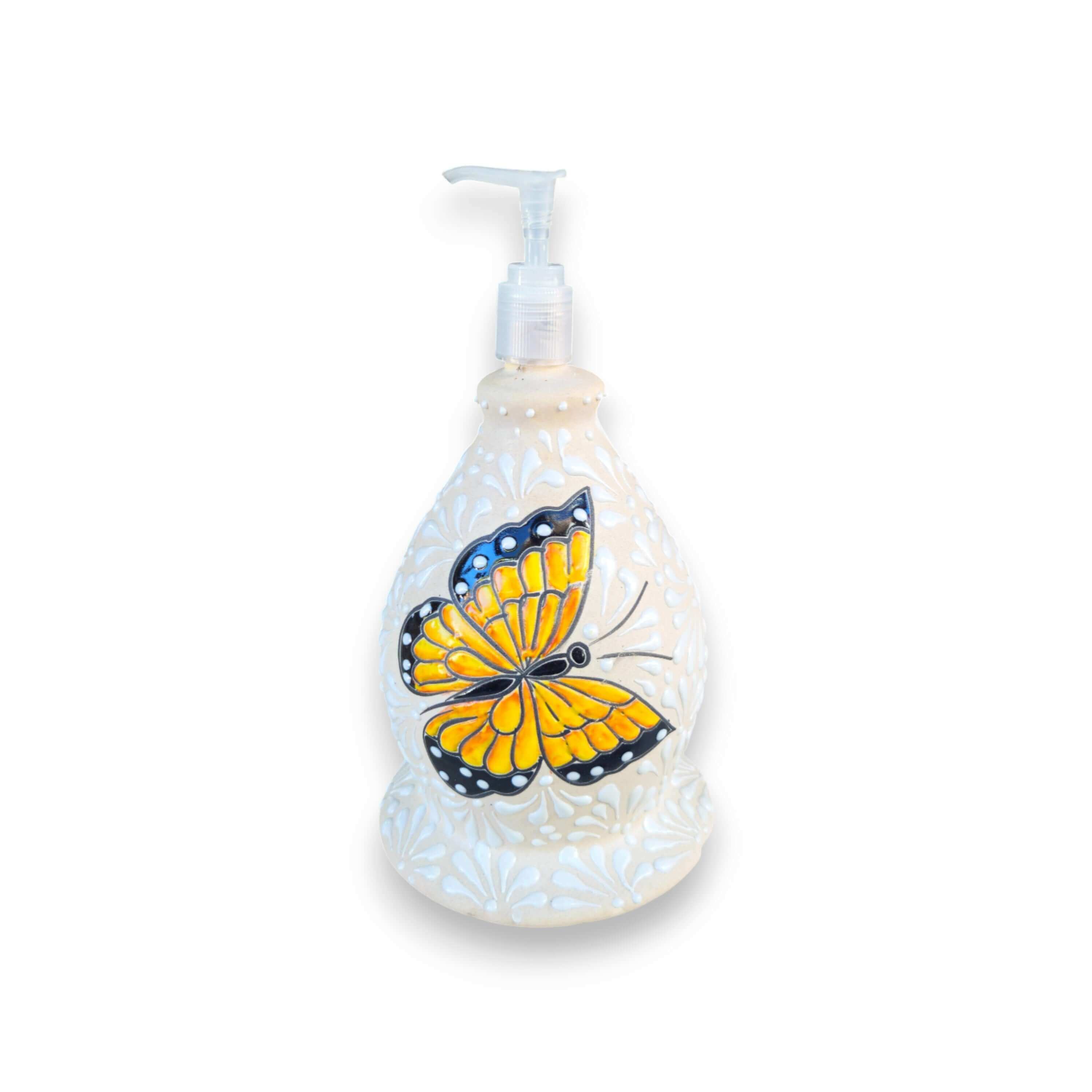 Talavera Butterfly Soap Dispenser