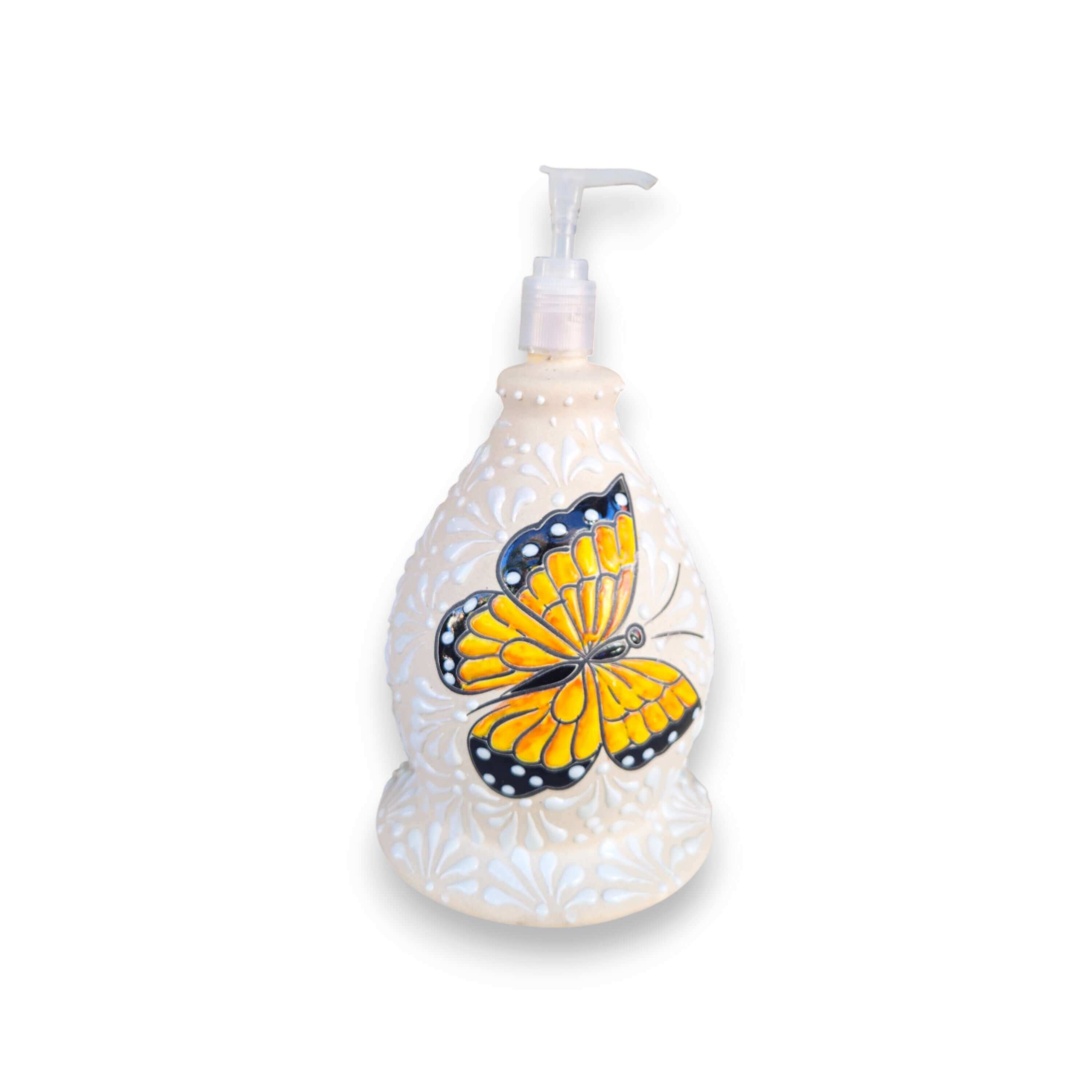 Talavera Butterfly Soap Dispenser