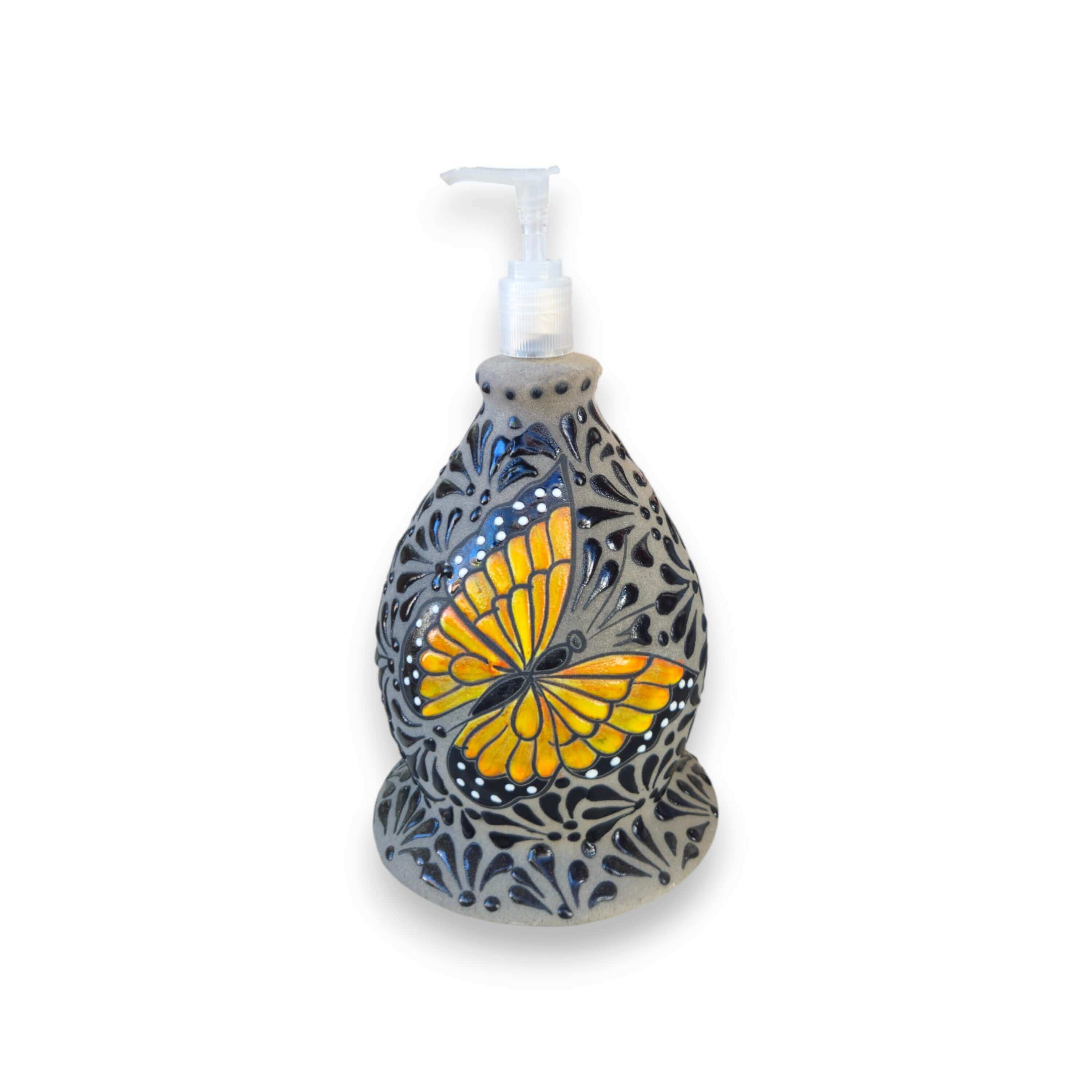 Talavera Butterfly Soap Dispenser