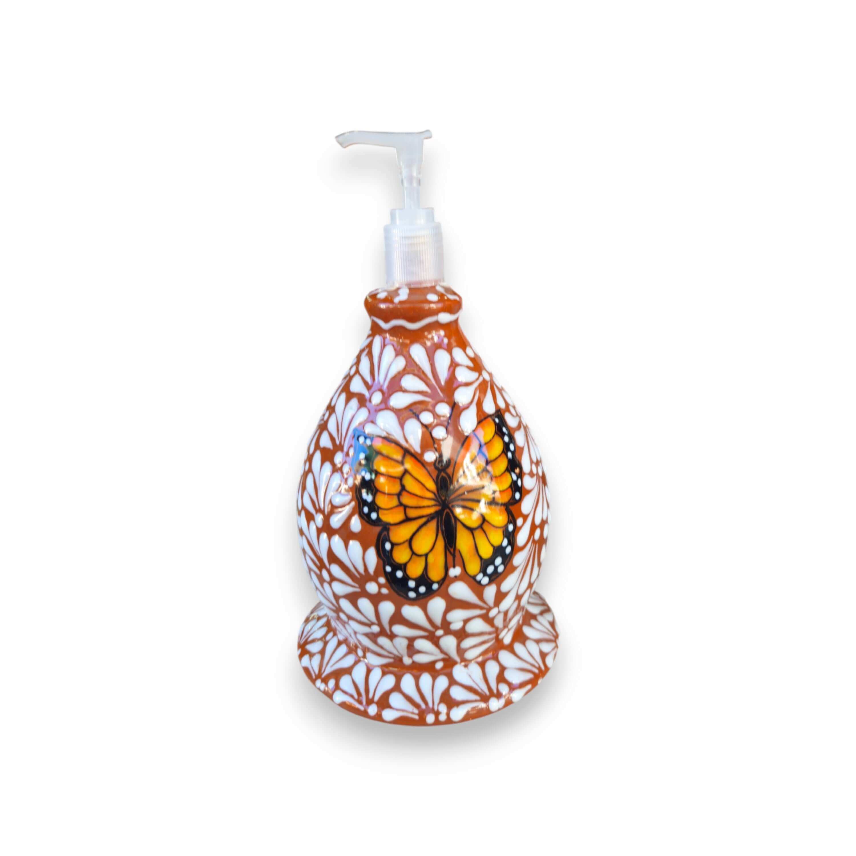 Talavera Butterfly Soap Dispenser
