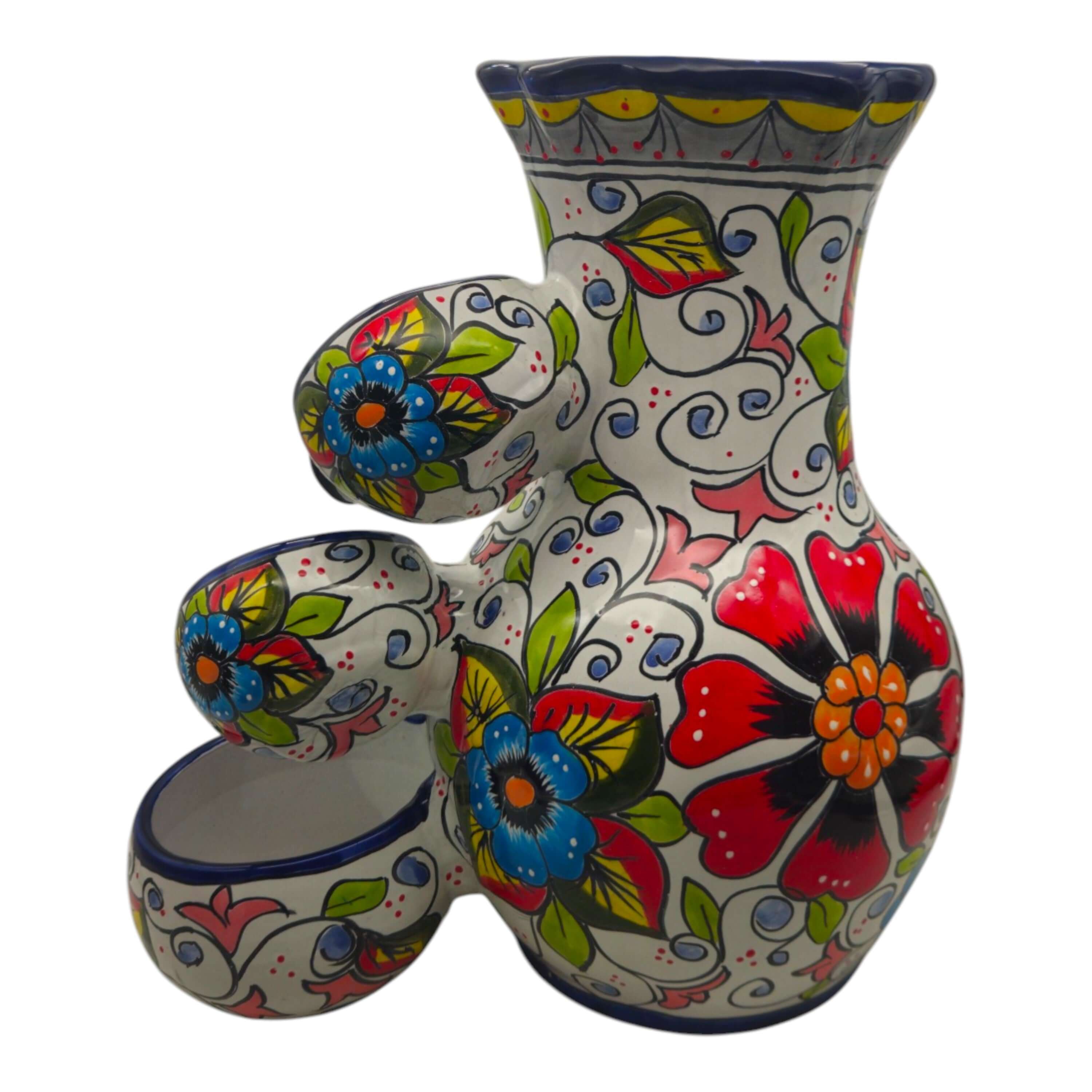 Talavera Floral Water Fountain