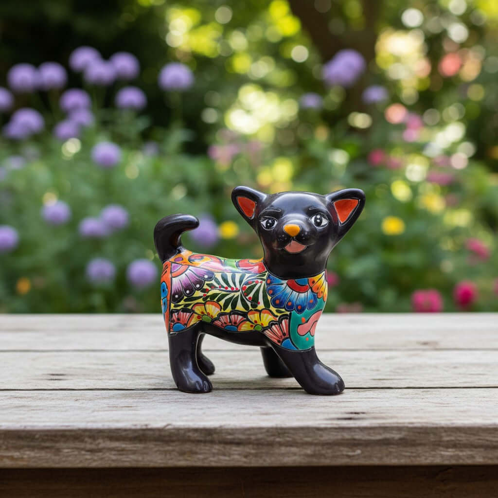 Talavera Chihuahua Figurine