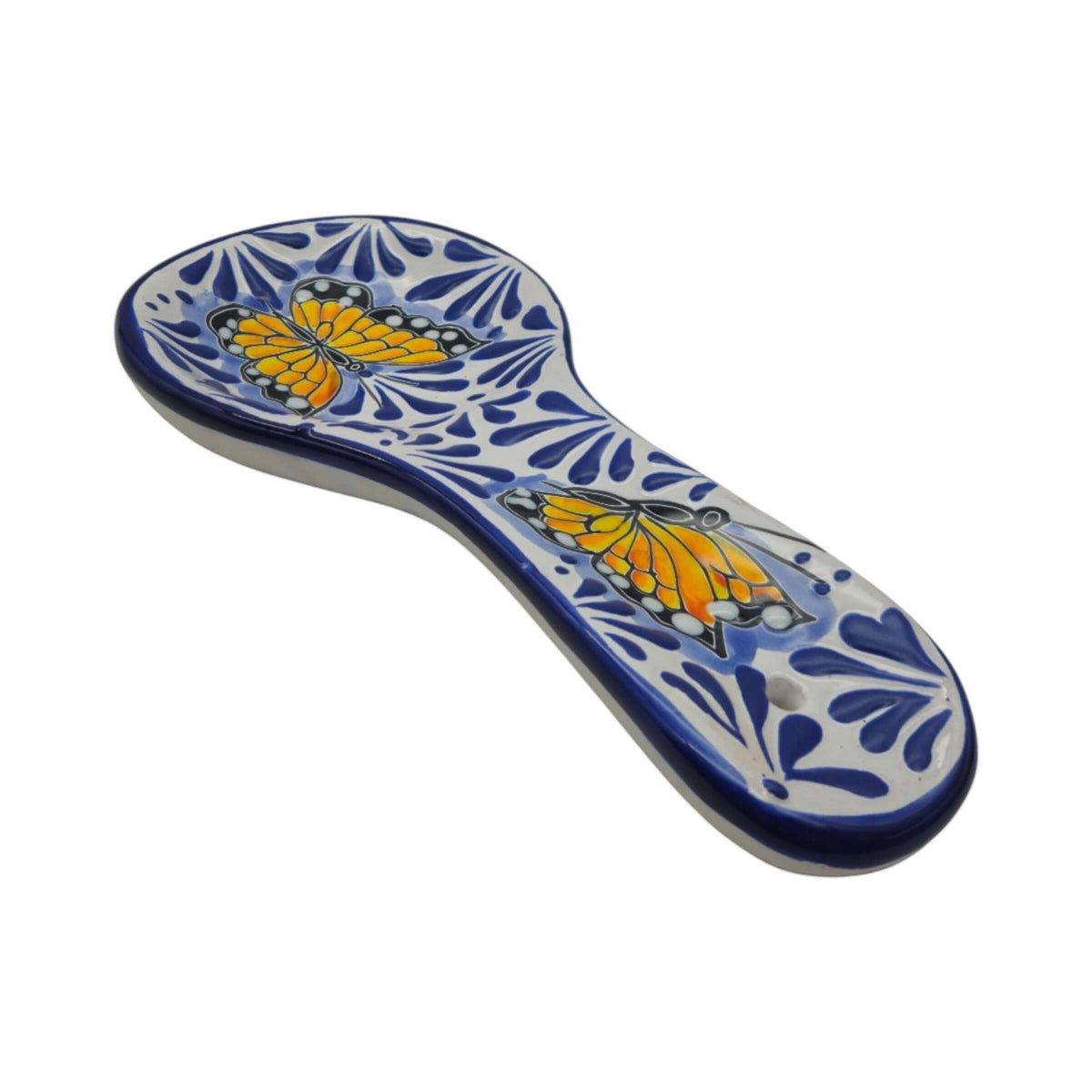 Blue Monarch Spoon Rest