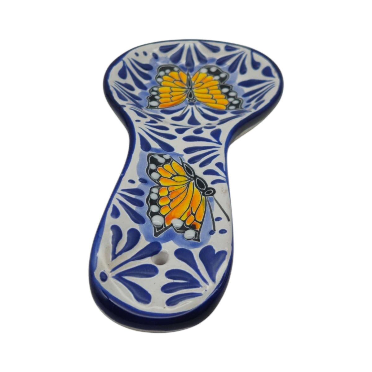 Blue Monarch Spoon Rest