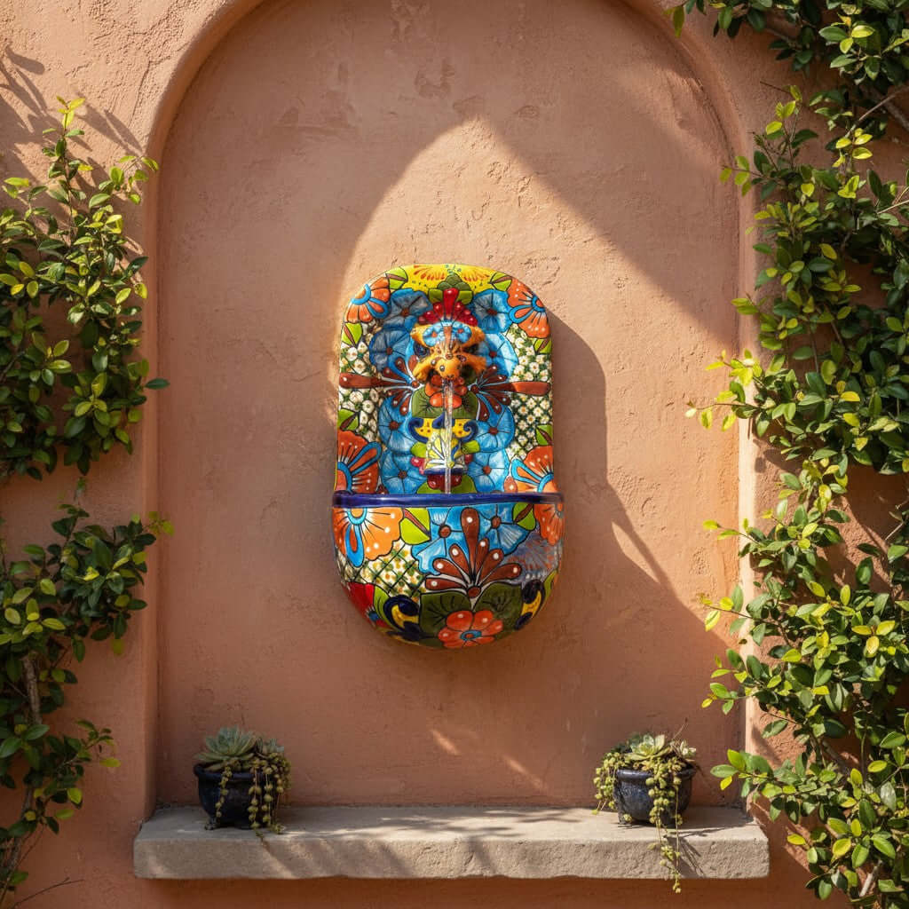 Talavera Wall Fountain