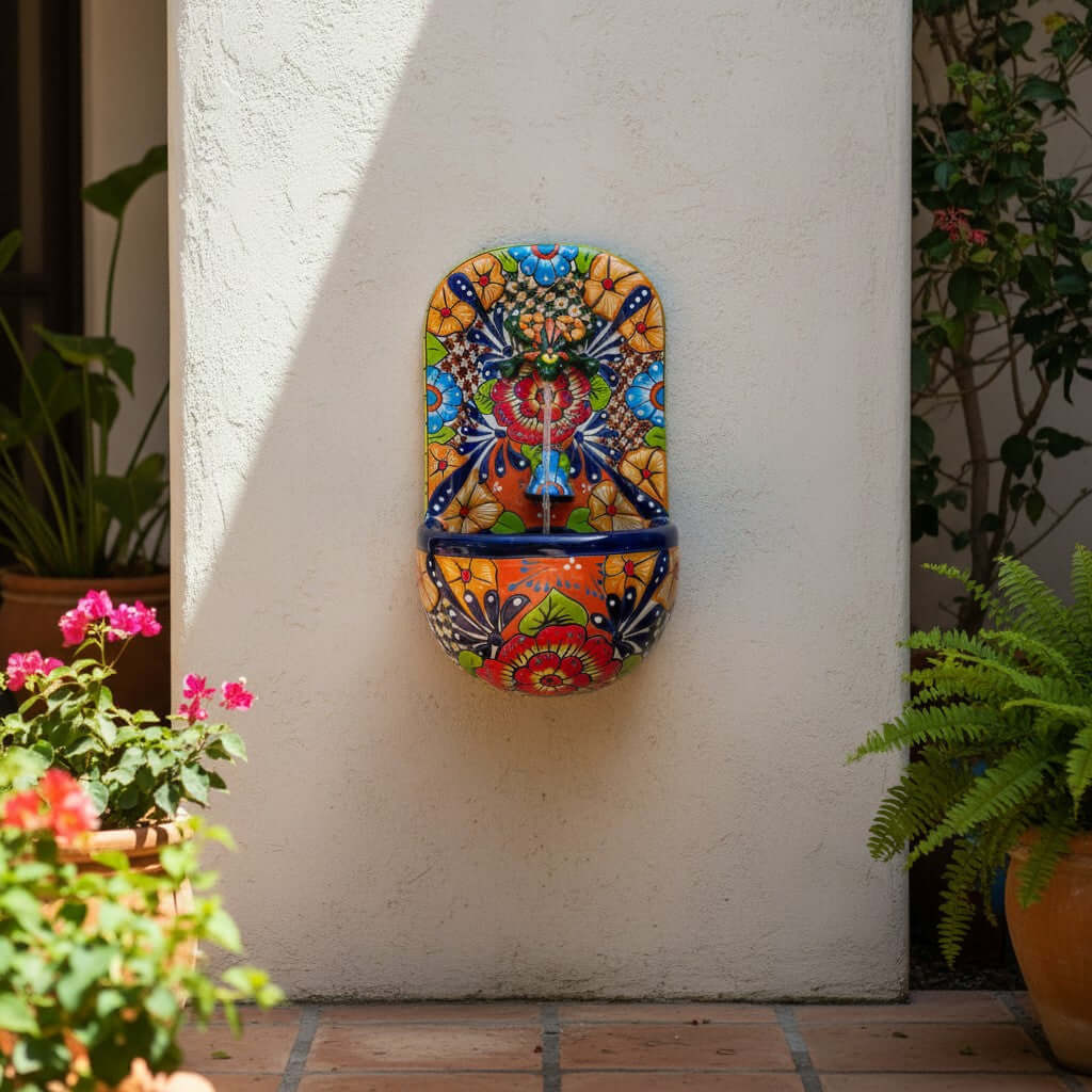 Talavera Wall Fountain