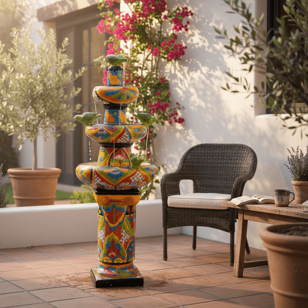 Talavera Tiered Fountain