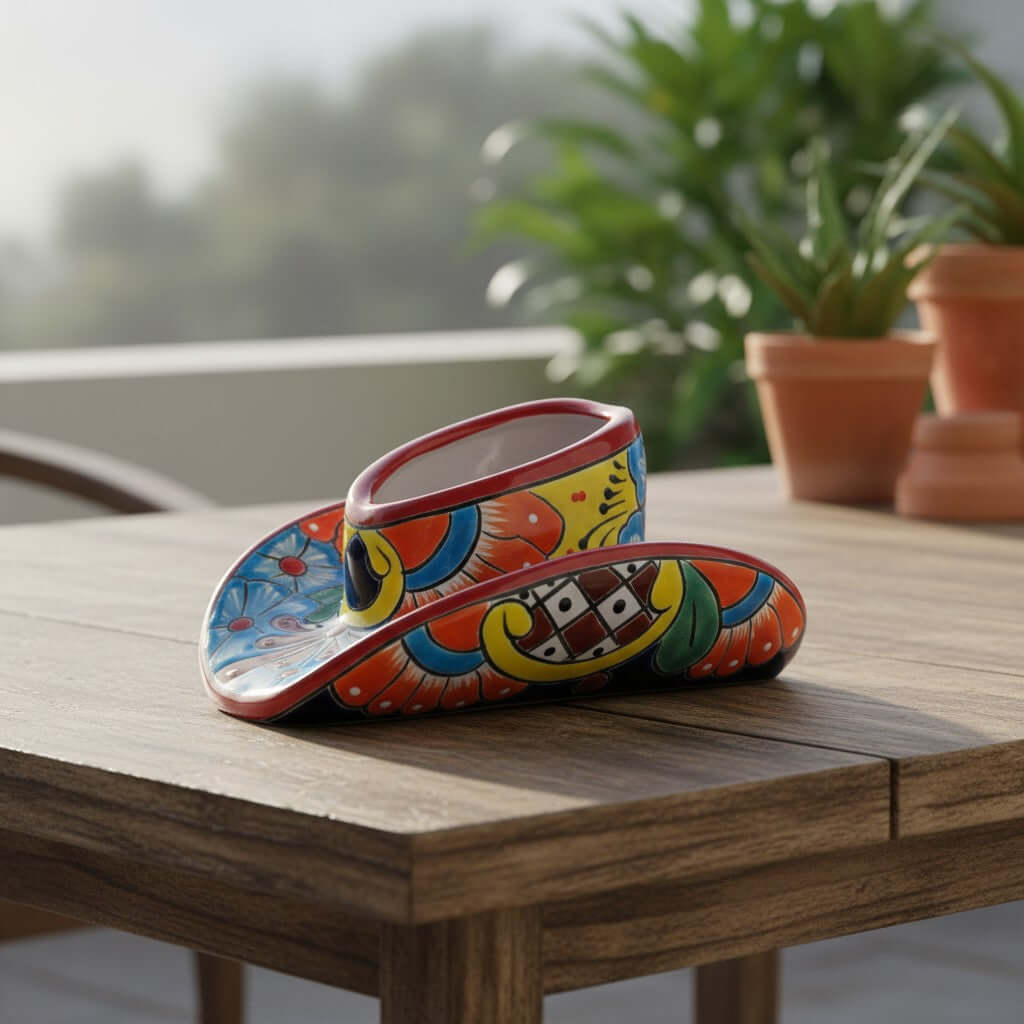 Talavera Sombrero Planter