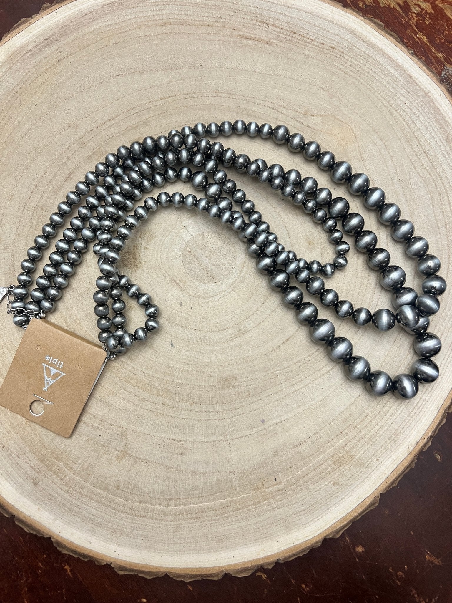 Triple-Strand Faux Pearl Necklace Set