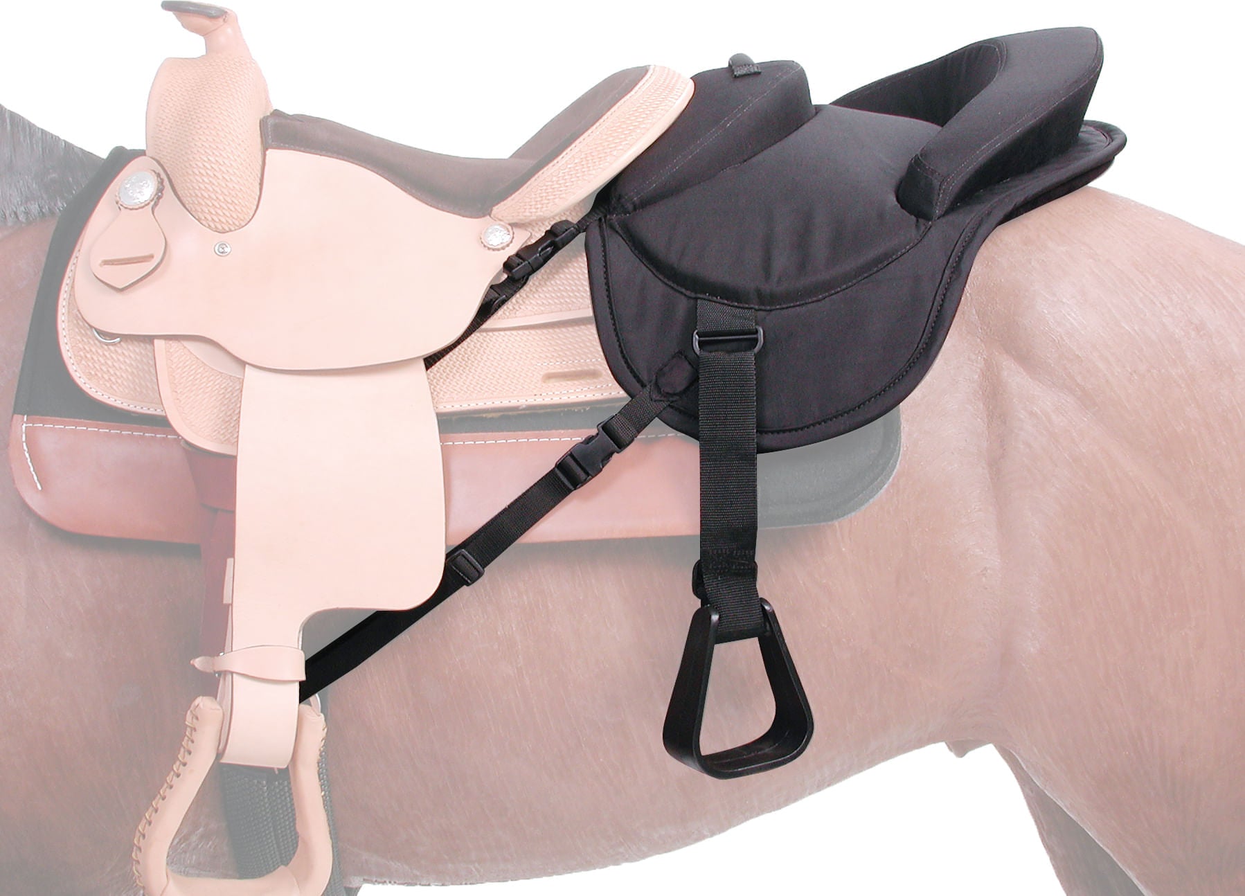 Child's Ride-Behind Tandem Saddle