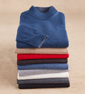 Raffi Long Sleeve Merino Mock Neck Sweater