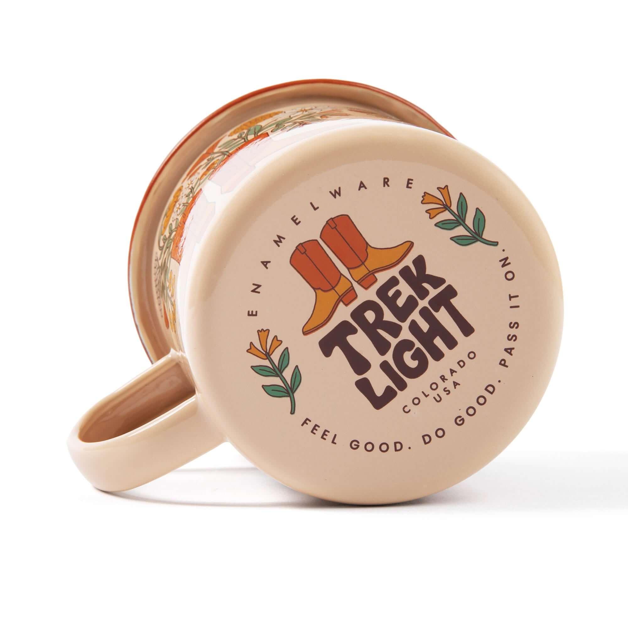 Western Bloom Enamel Mug
