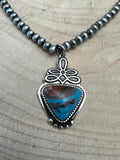 Boot Stitch Pearl Necklace