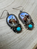 Bronc Turquoise Earrings