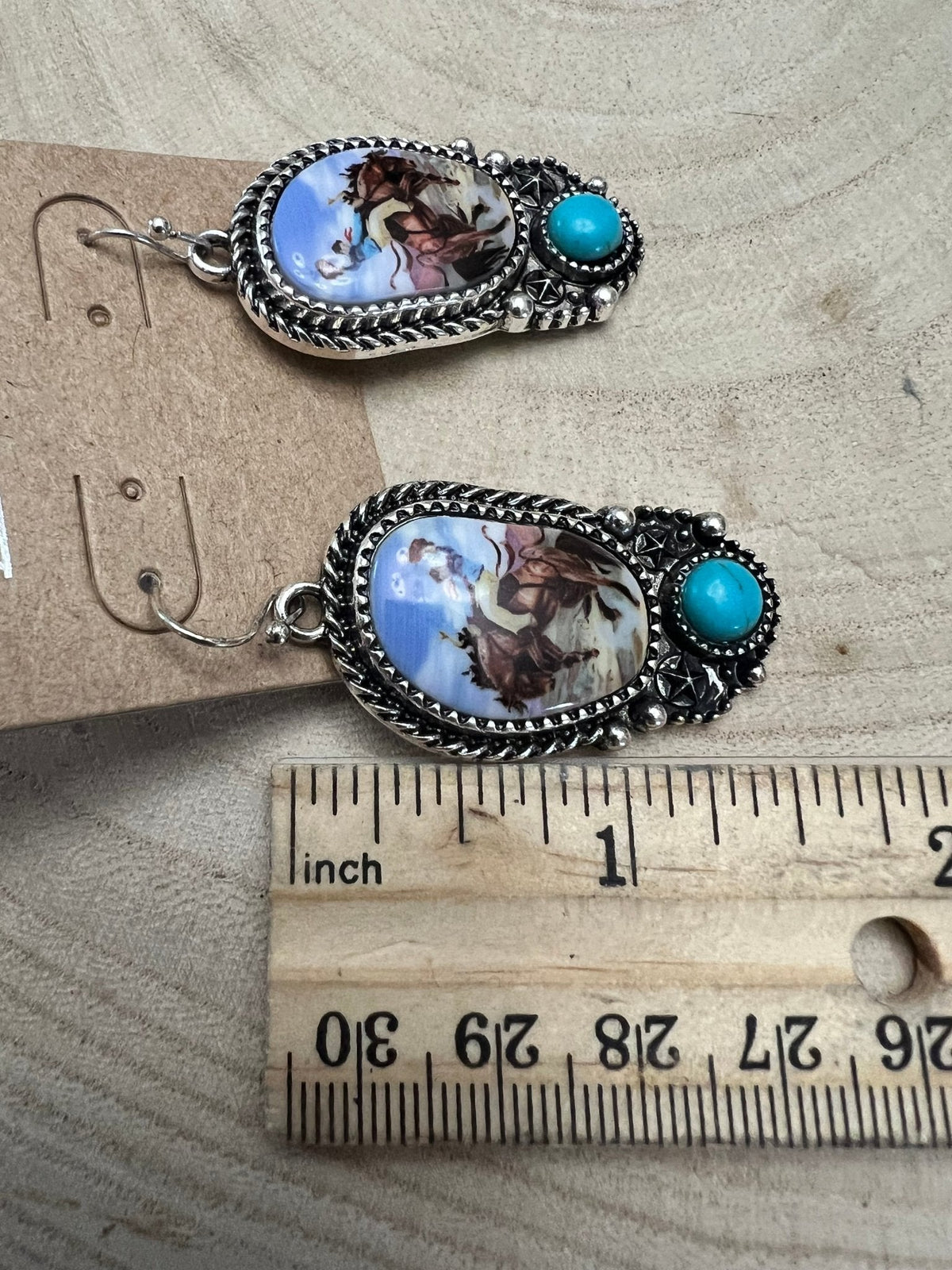 Bronc Turquoise Earrings